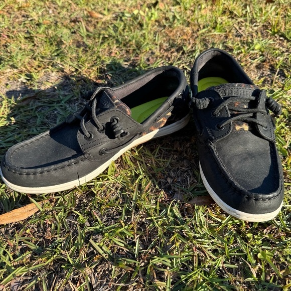 Sperry Women’s Songfish Cheetah Boat Shoe Size 6M - Picture 1 of 9